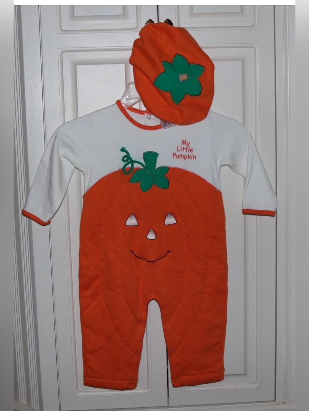 Baby Infant Halloween Outfit Costume by Minibasix My Little Pumpkin  - 24 Months